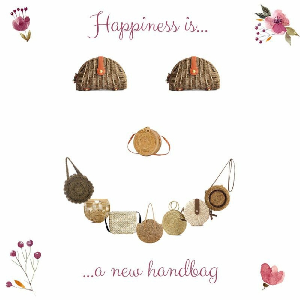 Happiness is a new handbag